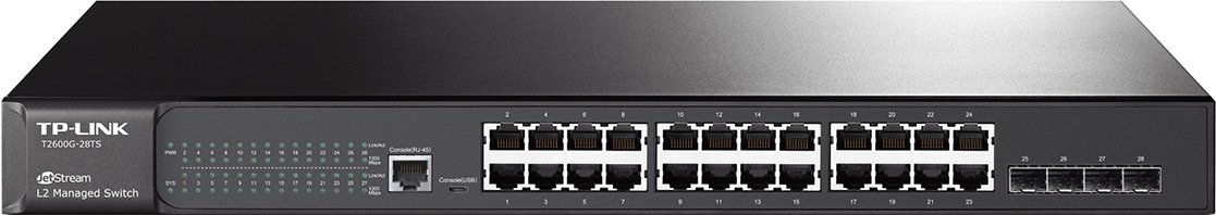 

Управляемый коммутатор уровня 2+ TP-Link T2600G-28TS