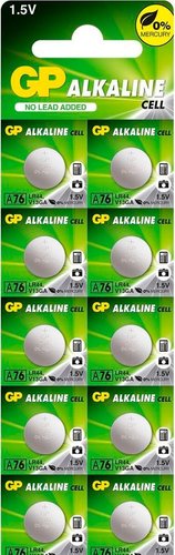 Батарейка GP Alkaline A76 10 шт