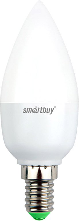 

Светодиодная лампочка SmartBuy С37 E14 5 Вт 3000 К [SBL-C37-05-30K-E14]