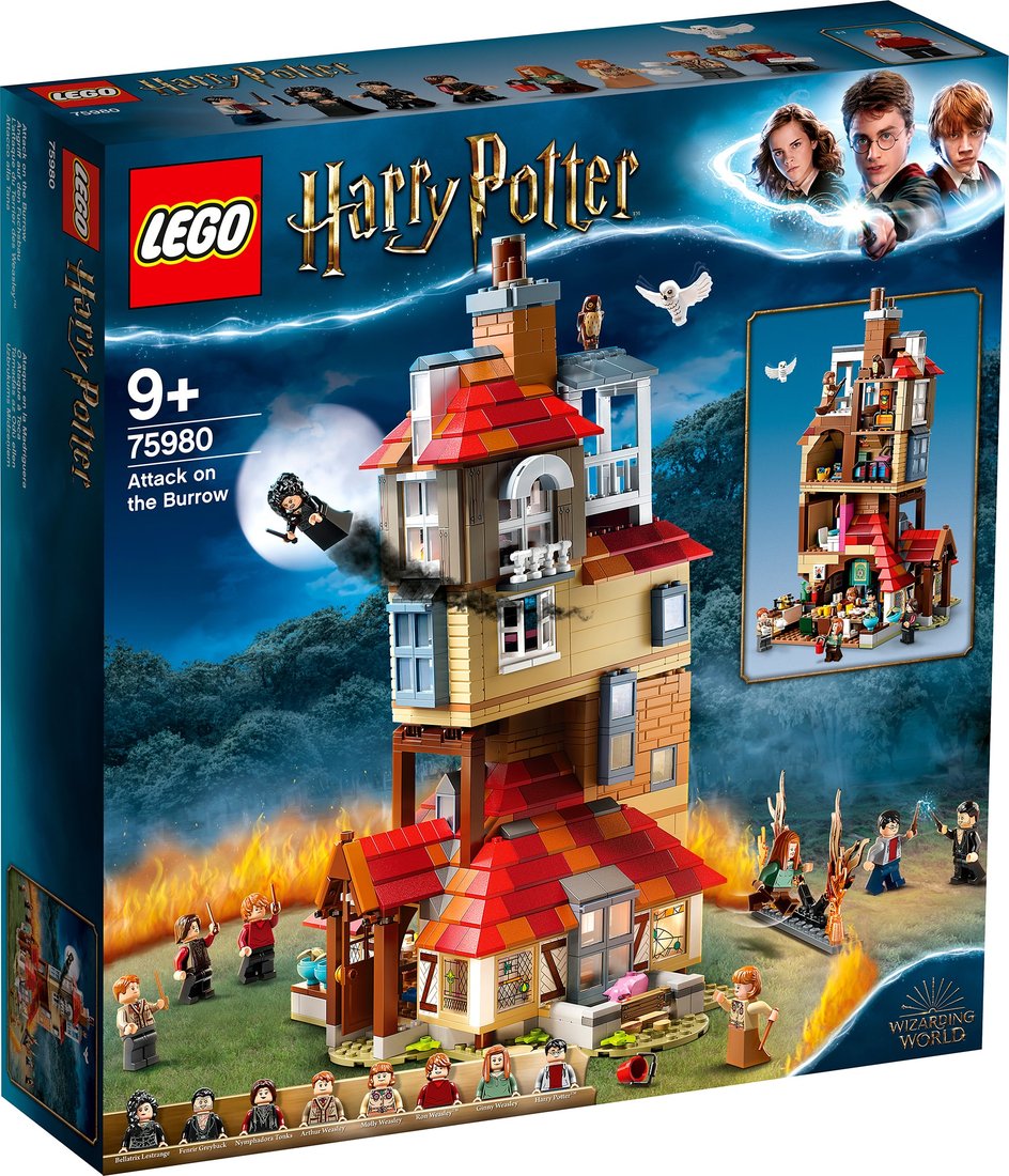 

Конструктор LEGO Harry Potter 75980 Нападение на Нору