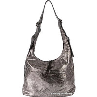 Женская сумка Poshete 857-6356-W009-DSV (серебристый)