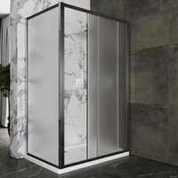 Душевой уголок Roxen Caspia 55060-100C-R 100х80 (матовое стекло)