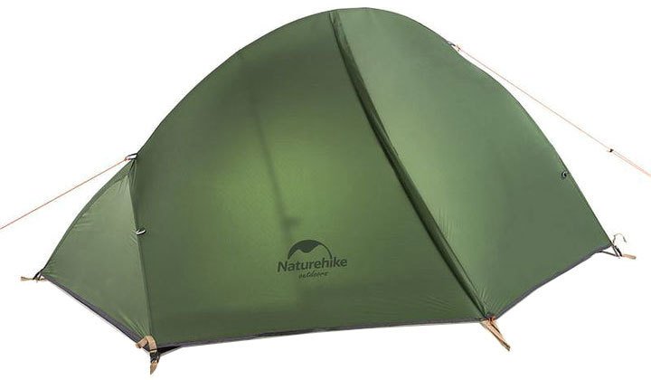 

Треккинговая палатка Naturehike Cycling Ultralight 1 NH18A095-D (20D, зеленый)