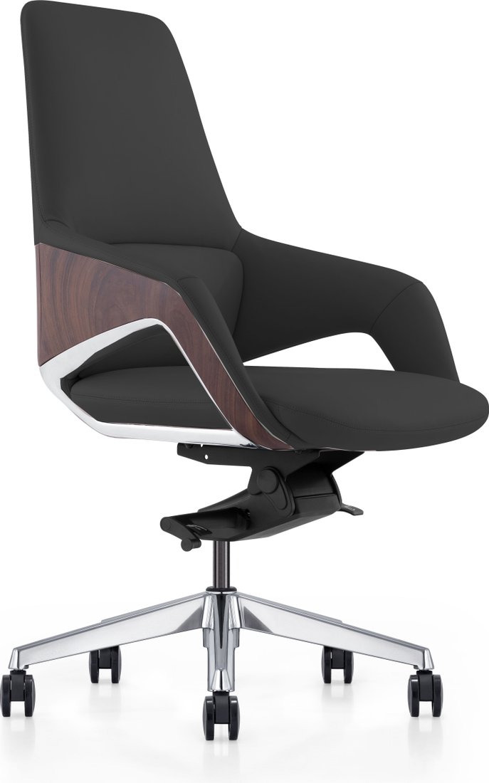 

Офисное кресло Norden Шопен LB FK 0005-B Black Leather (кожа/черный/алюминий)
