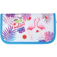 Пенал Пчелка Фламинго и листья ПО-09