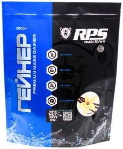 

Гейнер RPS Nutrition Premium Mass Gainer (ваниль, 2000 г)