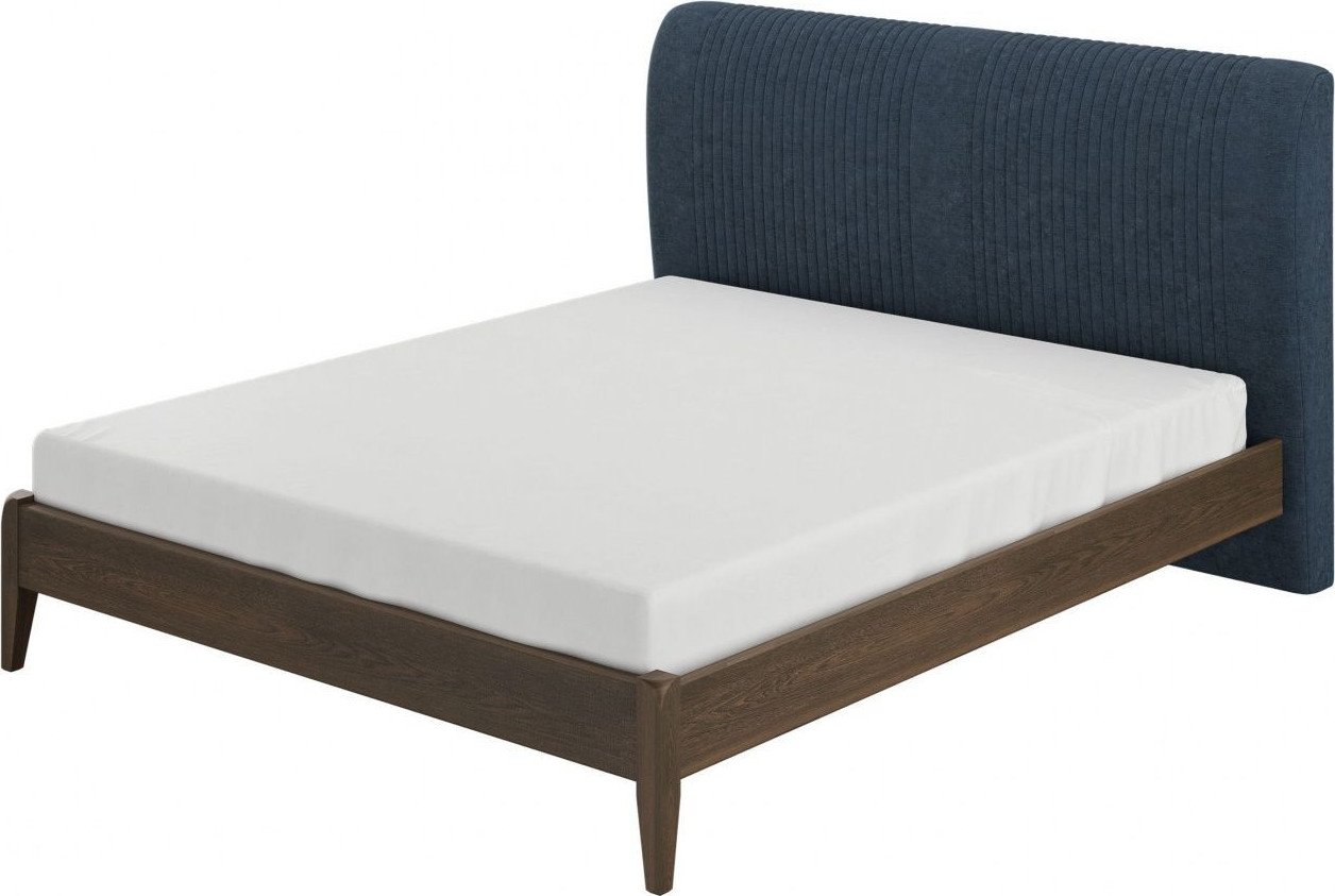 

Кровать Bravo Мебель Джали Полоса 160х200 (темный лазурный/дуб коньяк)