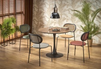 Кухонный стол Halmar Olmo (дуб золотой/черный)