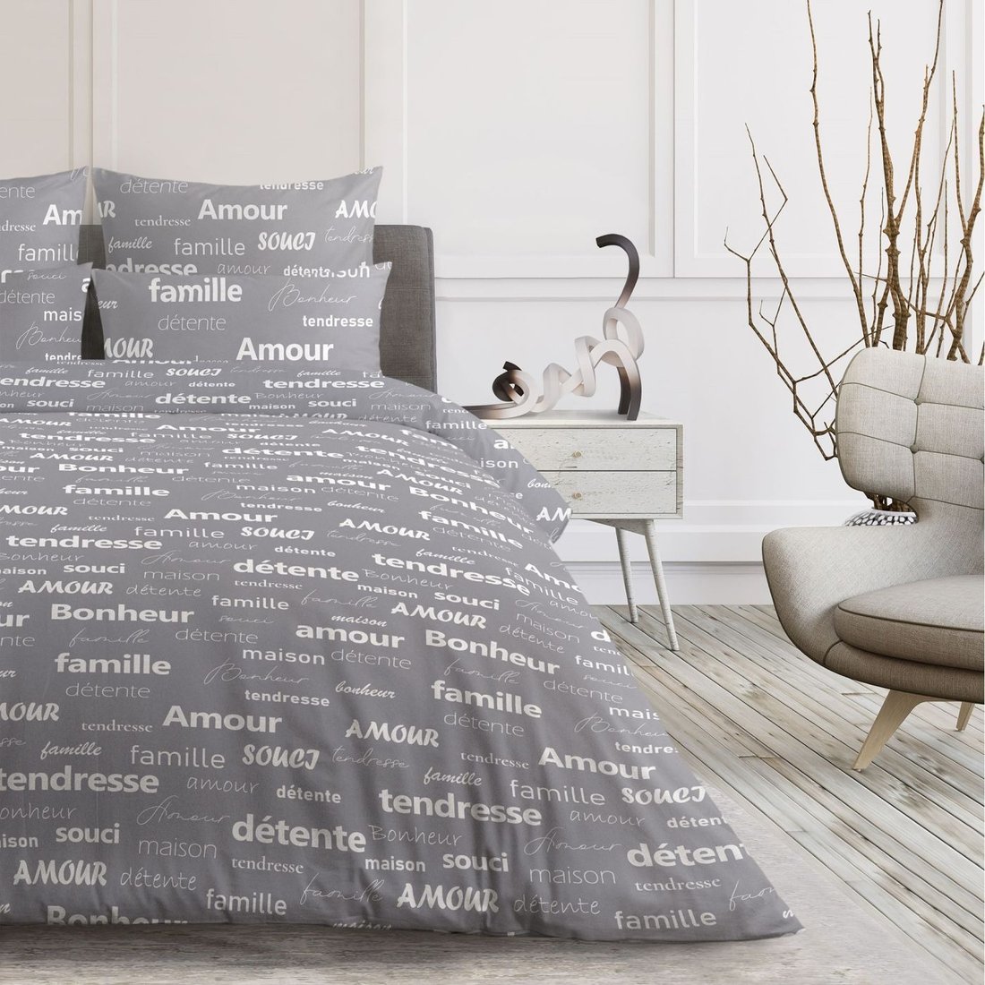 

1.5-спальный комплект постельного белья Волшебная ночь Amour ВН 1502 8874/1 РФ13 40 790503