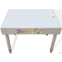 Световой стол Sendy Световой с большой крышкой (белый/грифельная меловая доска)