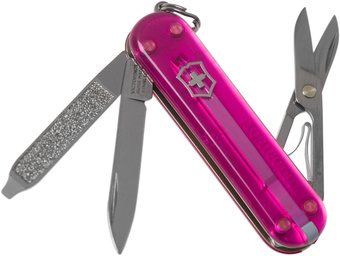 Victorinox Classic SD Transparent (розовый)