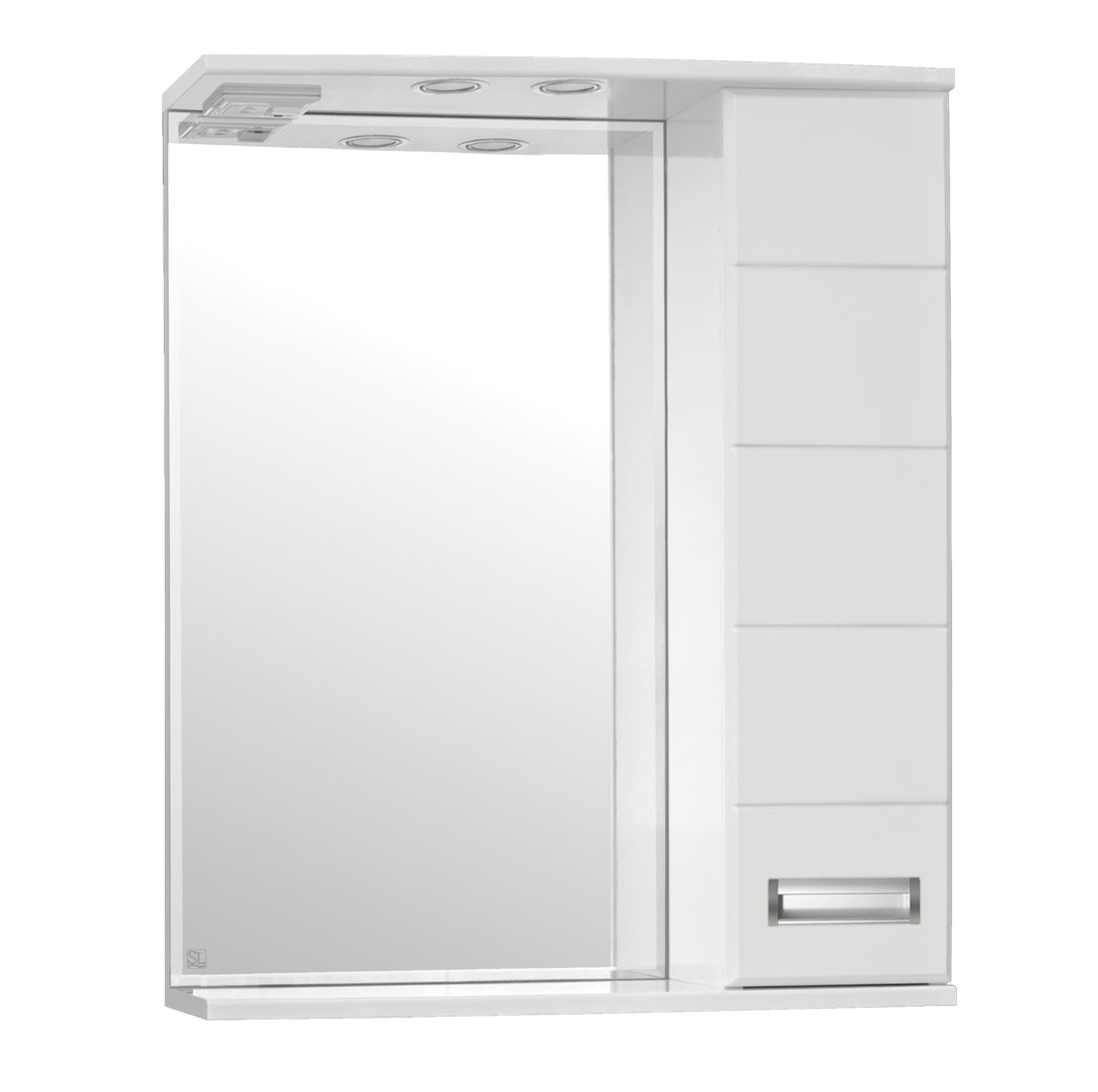 

Symbolite Шкаф с зеркалом для ванной Ирис 650/С