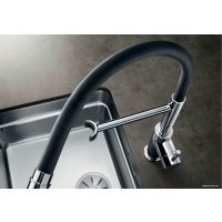 Смеситель Blanco Catris-S Flexo (черный/хром)