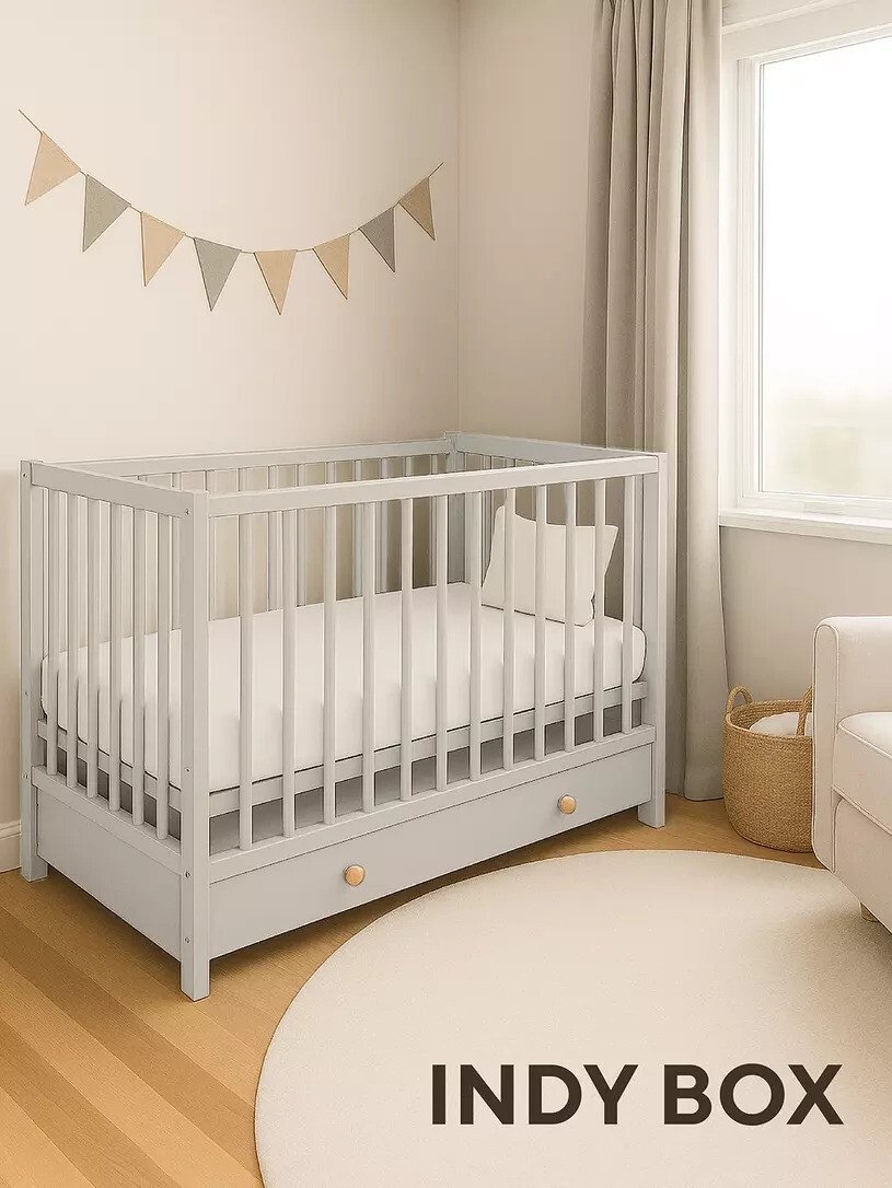 

Классическая детская кроватка Rant Indy Box 780 (crystal beige)