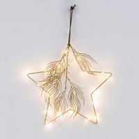 Подвеска AksHome Тип 6 Звезда с веткой 25х24см 18LED 2АА