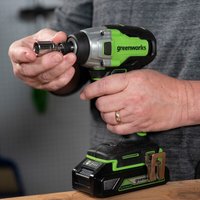 Винтоверт Greenworks GD24ID3 3802807CUA (с 1-им АКБ)