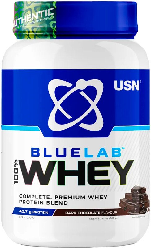 

Протеин сывороточный (изолят) USN BlueLab 100% Whey (908г, темный шоколад)