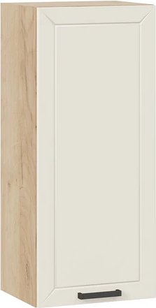 

Шкаф навесной Трия Лорас 1ВВ4 с одной дверью (дуб крафт золотой/холст брюле)