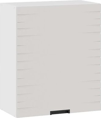 

Шкаф навесной Трия Гренада фреза 1В6 с одной дверью (белый/холст мокко)