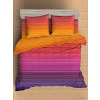 2-спальный комплект постельного белья Amore Mio Spectrum 2.0 21503 (красный/оранжевый/фуксия/синий)