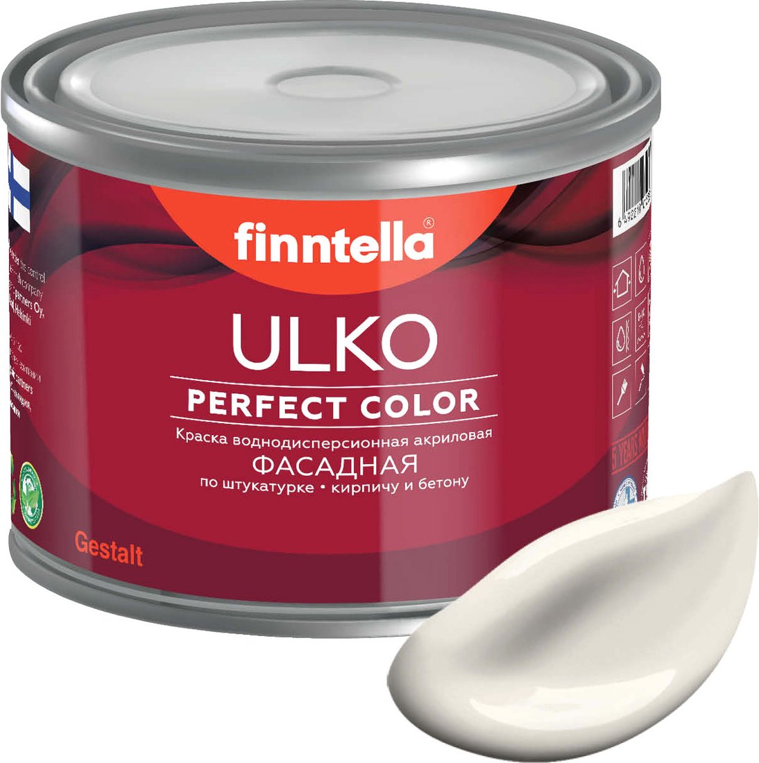 

Краска Finntella Ulko Puuvilla F-05-1-3-FL078 2.7 л (бежевый)
