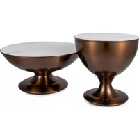 Журнальный столик Signal Salsa (белый/медный)