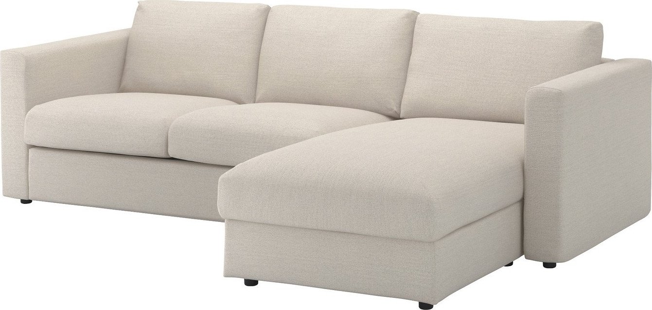 Угловой диван Ikea Vimle с козеткой/Gunnared бежевый s99399109