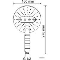 Душевая лейка Wasserkraft A059