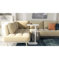 Приставной столик Калифорния мебель Дей (белый)