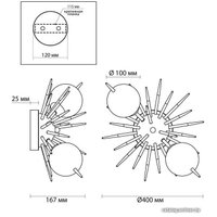 Бра Odeon Light Vilina 4787/2W