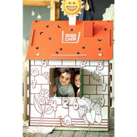 Домик-раскраска BibaLina Max с русским алфавитом