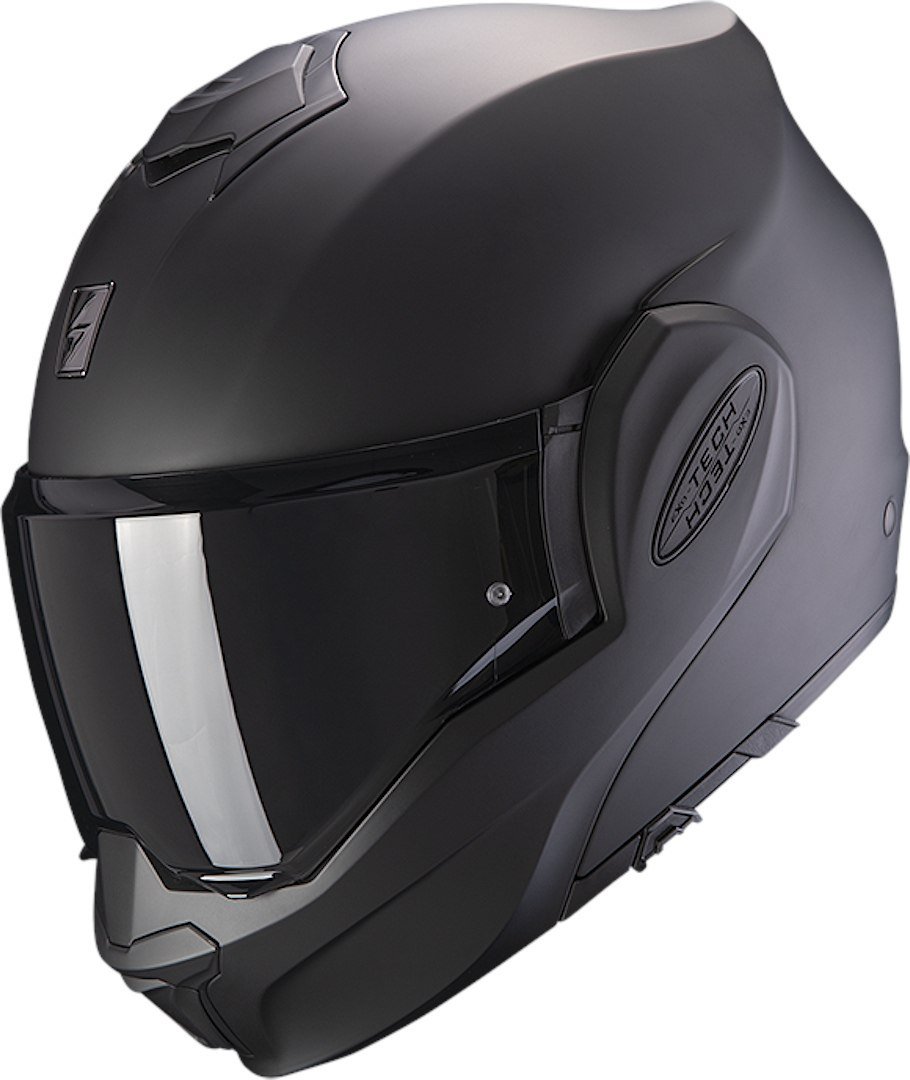 

Мотошлем Scorpion Exo Exo-Tech Evo Solid (р. M, черный матовый)