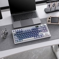 Клавиатура Royal Kludge M87 RGB Ocean Blue (RK Beige)