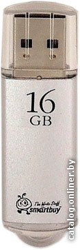 USB Flash SmartBuy 16GB V-Cut Silver (SB16GBVC-S)