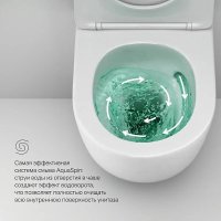 Унитаз подвесной AM.PM Master Fit IS100101.801900 (белый глянцевый, с кнопкой смыва)
