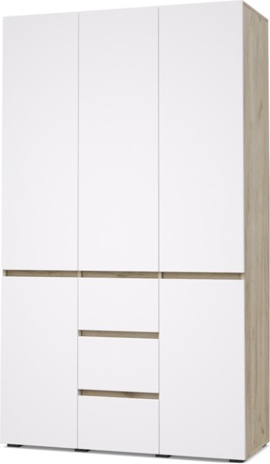 

Шкаф распашной Modern Тифани Т34 (серый дуб/белый)