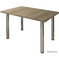 Кухонный стол Solt 100x60 (дуб/ноги хром)