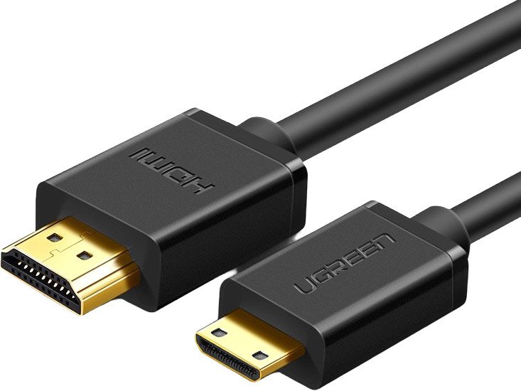 

Кабель Ugreen HD108 11167 HDMI - miniHDMI (1.5 м, черный)