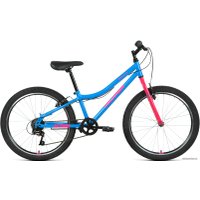 Велосипед Altair MTB HT 24 1.0 2021 (голубой/розовый)