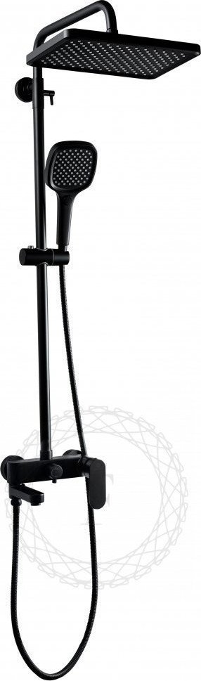 

Душевая система Filarete Retta FL2030 (черный матовый)