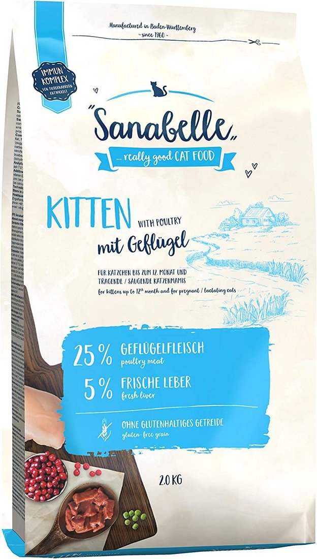 

Сухой корм для кошек Bosch Sanabelle Kitten Poultry (Птица) 2 кг