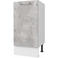 Шкаф напольный Горизонт Оптима 30 (бетон лайт)