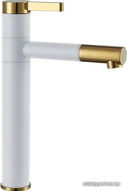 Смеситель Rea Smart REA-B8400 (белый/золотой)