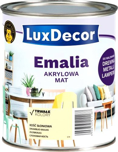 

Эмаль LuxDecor 0.75 л (слоновая кость, матовый)
