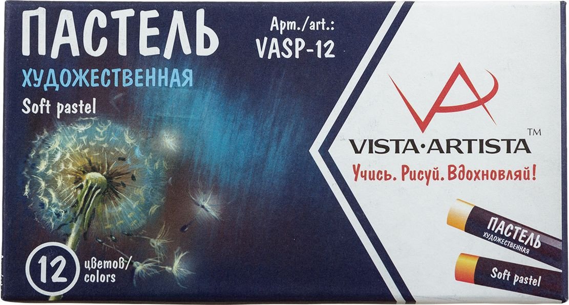 

Пастель масляная Vista-Artista Studio художественная VASP-12 (12 цв)