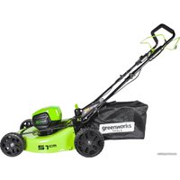 Газонокосилка Greenworks GD60LM51SP (без АКБ)