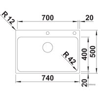 Кухонная мойка Blanco Solis 700-IF/A 526127 (полированная)
