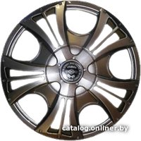 Набор колпаков на диски АКС – авто Бумер 13 40132 (серебристый)