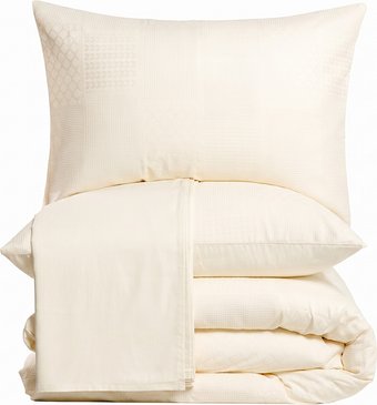 2-спальный комплект постельного белья Goldtex Дуэт Boho Cotton Венге 7256