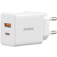 Сетевое зарядное Baseus Cube Fast Charger C+U 30W P10111404213-00